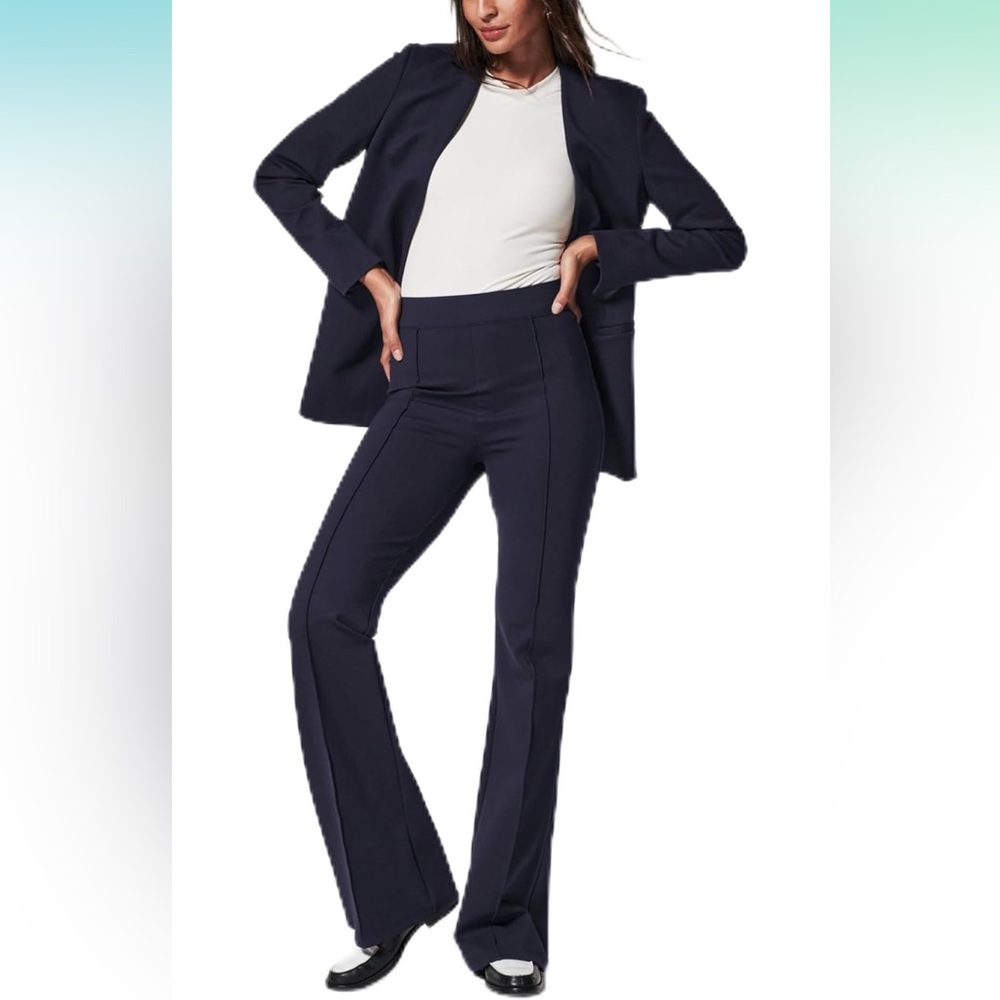 NWT Spanx Perfect Black Pant, Hi-Rise Flare